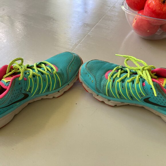 Nike Flex Trail 2  Sz 10 Women Teal/Lime - Picture 10 of 10